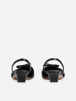 Slingback Leather Pumps