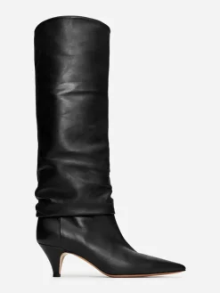 Slouchy Leather Boots