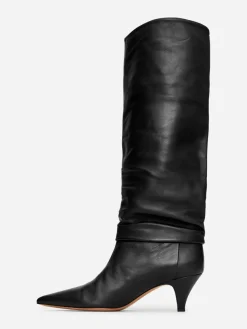 Slouchy Leather Boots
