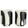 Stoneware Cups Set Of 2
