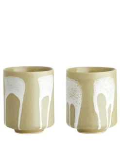 Stoneware Cups Set Of 2