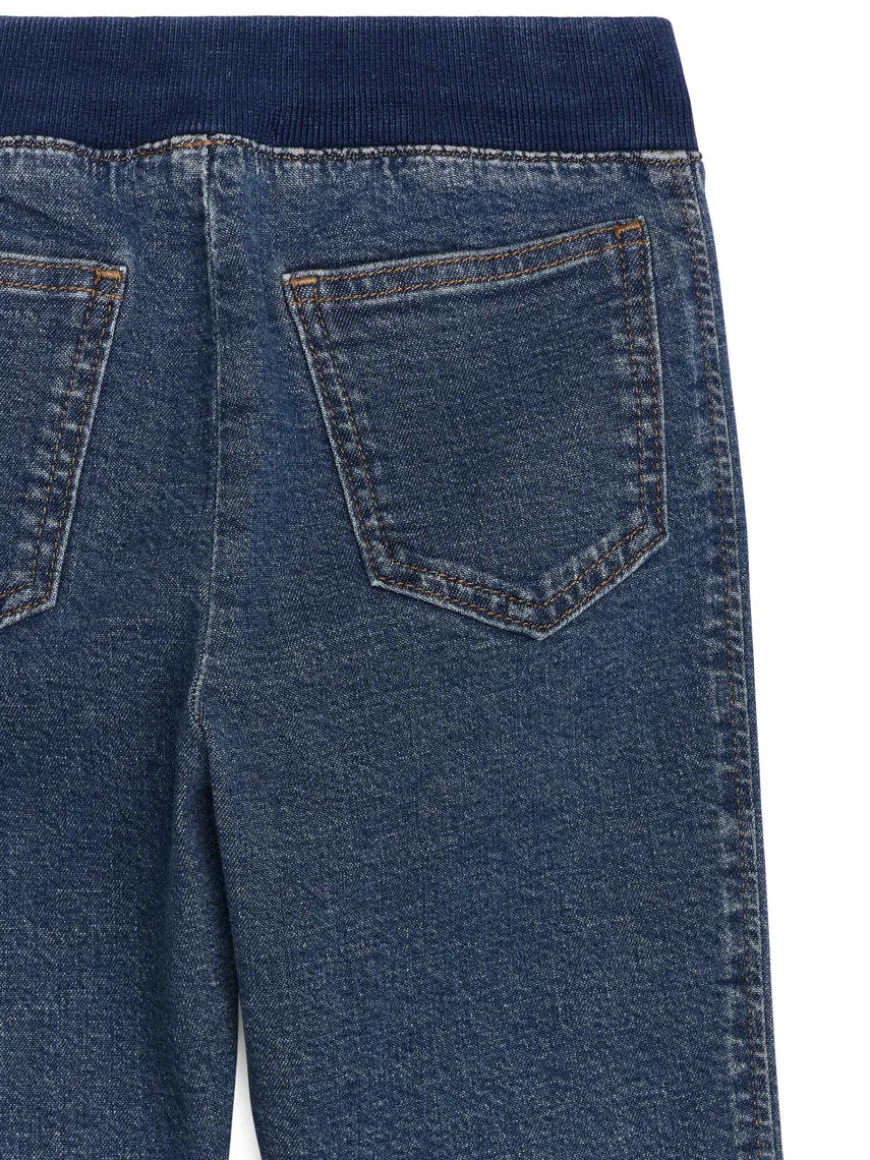 Stretchy Denim Trousers