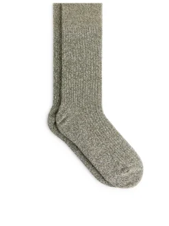 Supima Cotton Rib Socks