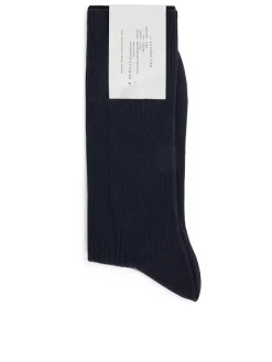 Supima Cotton Rib Socks