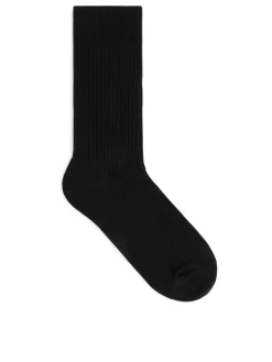 Supima Cotton Rib Socks
