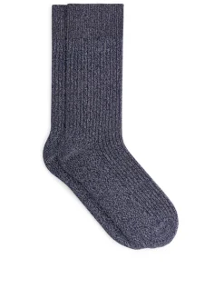 Supima Cotton Rib Socks