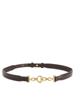 T-Bar Clasp Leather Belt