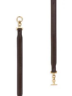 T-Bar Clasp Leather Belt