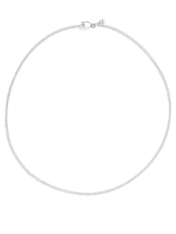 Thin Sterling Silver Chain Necklace