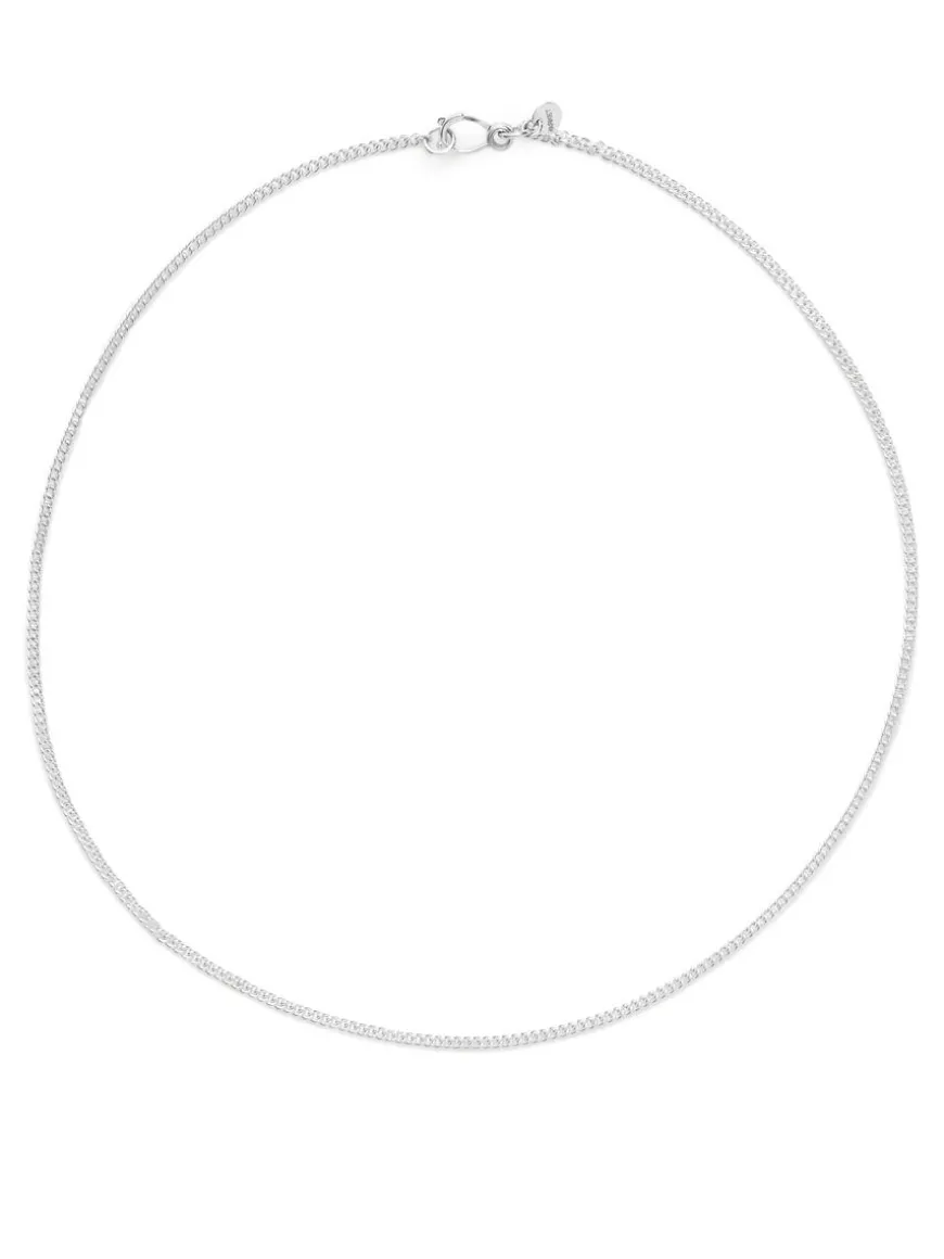 Thin Sterling Silver Chain Necklace