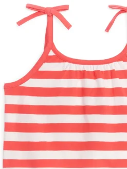 Tie-Strap Jersey Top