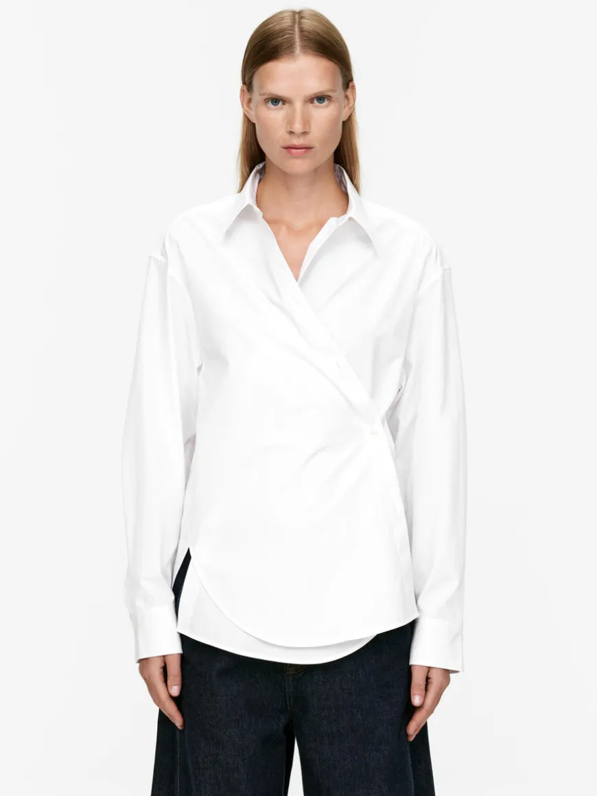 Two-Way Poplin Shirt