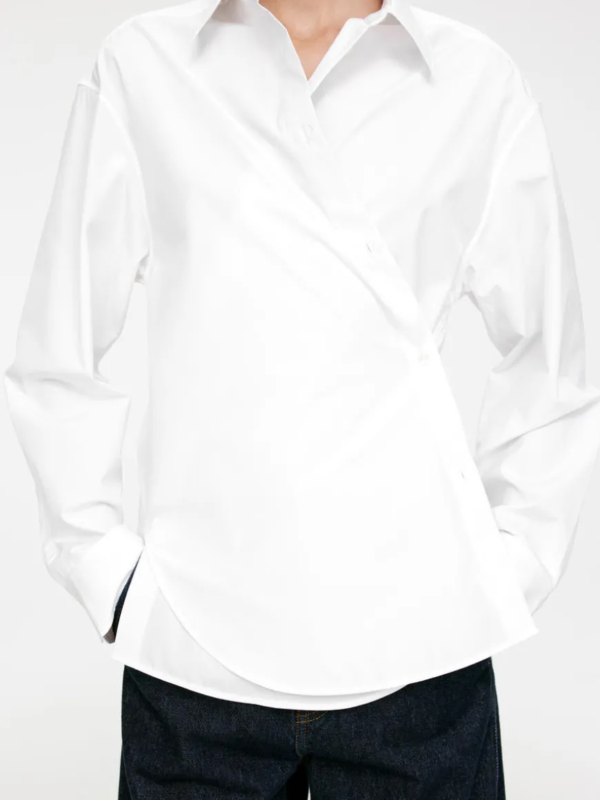 Two-Way Poplin Shirt