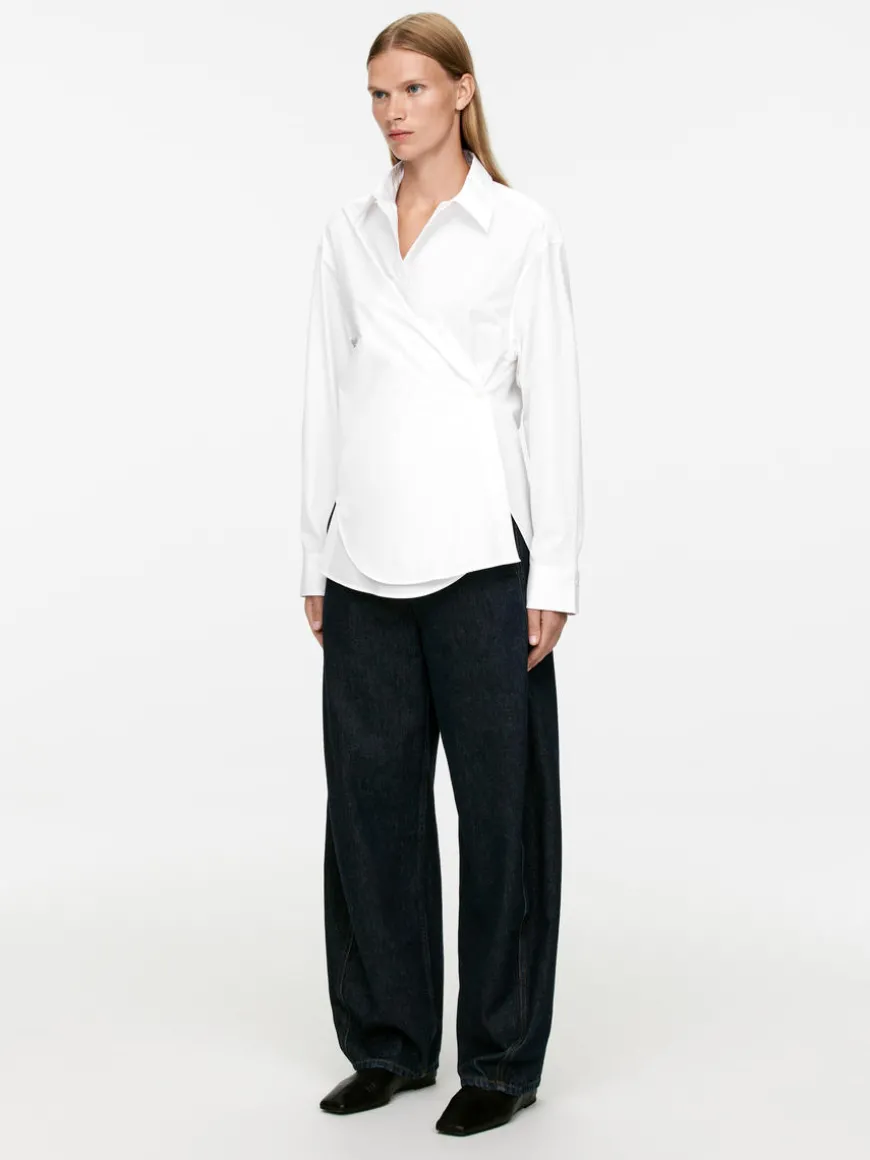 Two-Way Poplin Shirt