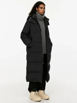 Upcycled Down Long Coat