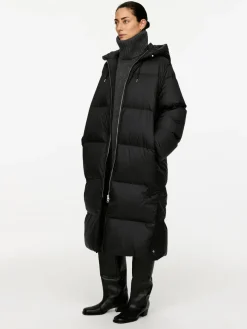 Upcycled Down Long Coat