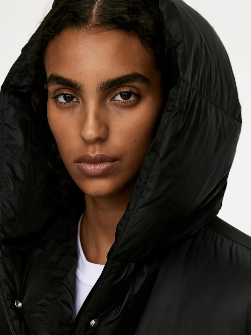 Upcycled Down Long Coat