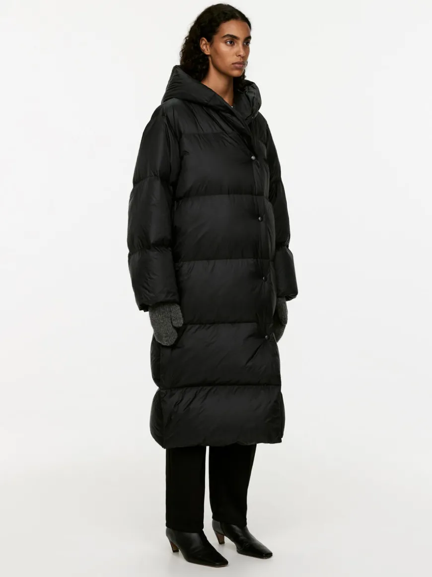 Upcycled Down Long Coat