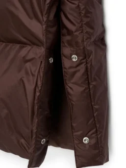 Upcycled Down Long Coat