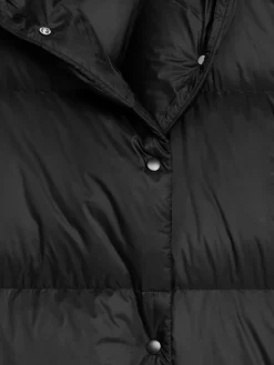 Upcycled Down Long Coat