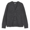 V-Neck Wool Cardigan
