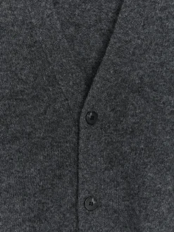 V-Neck Wool Cardigan