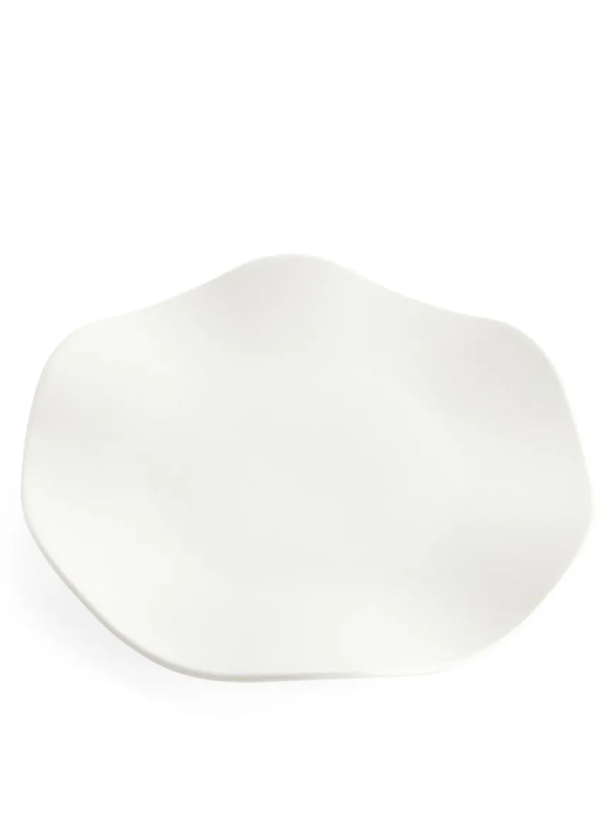 Wavy Stoneware Plate 27 Cm