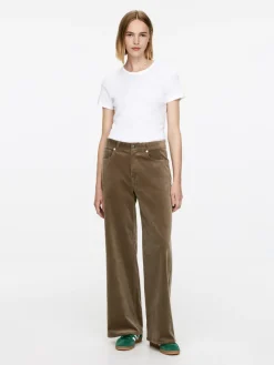 Wide Corduroy Trousers