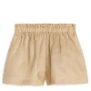 Wide Linen Shorts