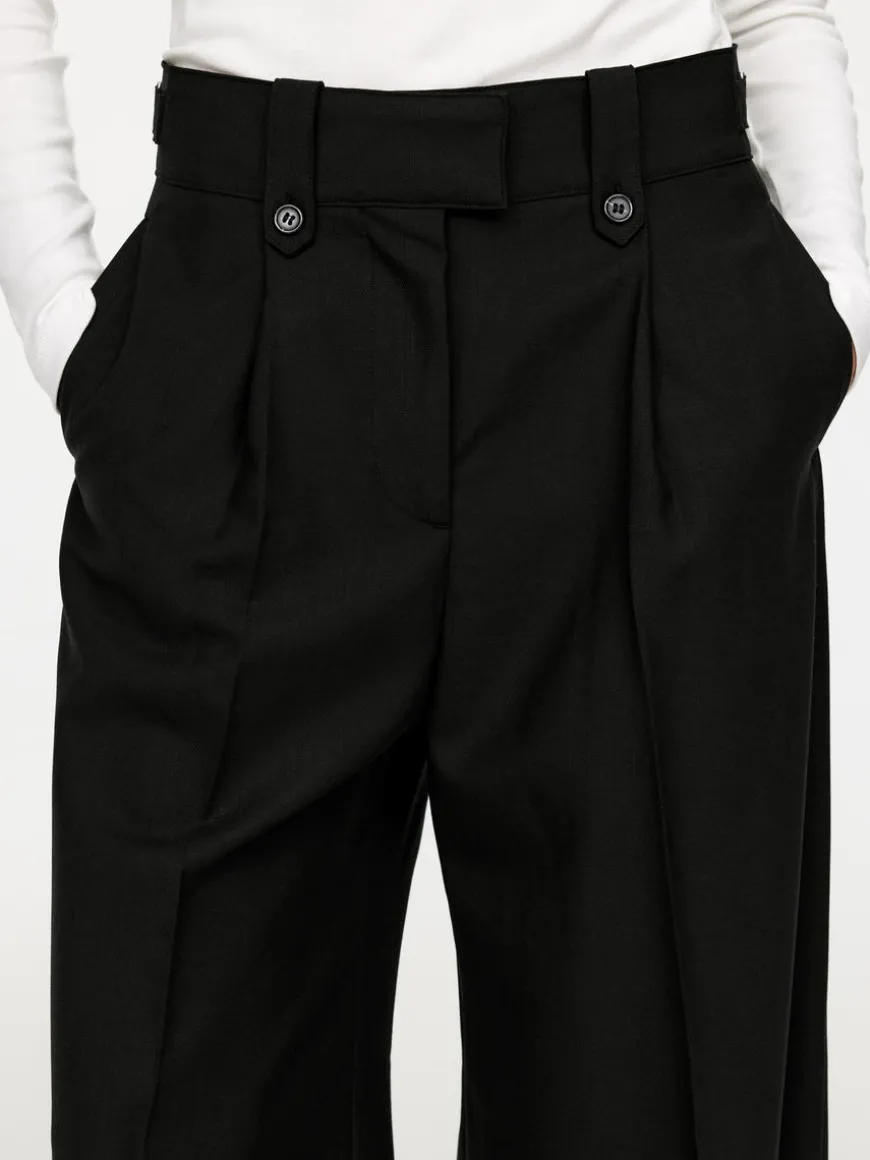Wide Twill Trousers