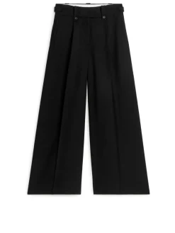 Wide Twill Trousers