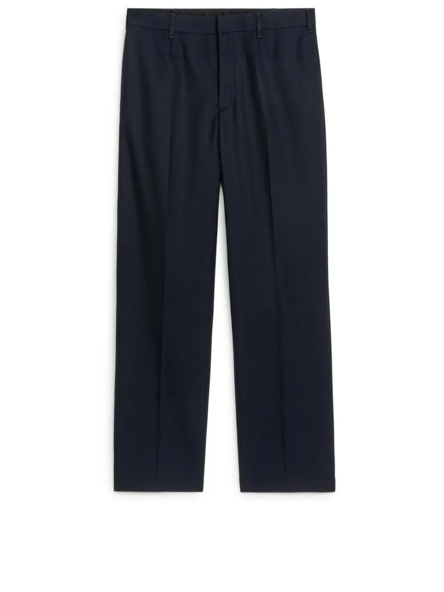 Wide Wool Trousers