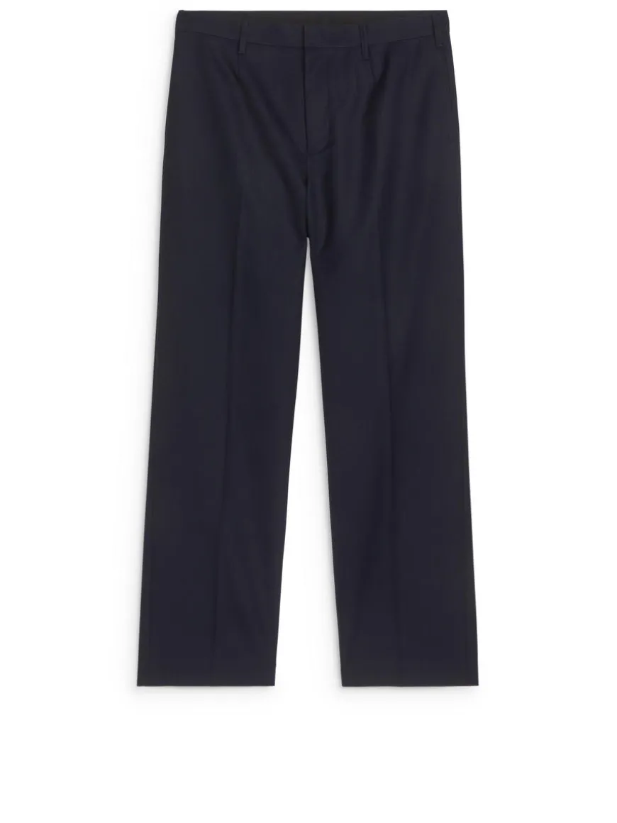 Wide Wool Trousers