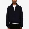 Wool & Cotton Half Zip Jumper