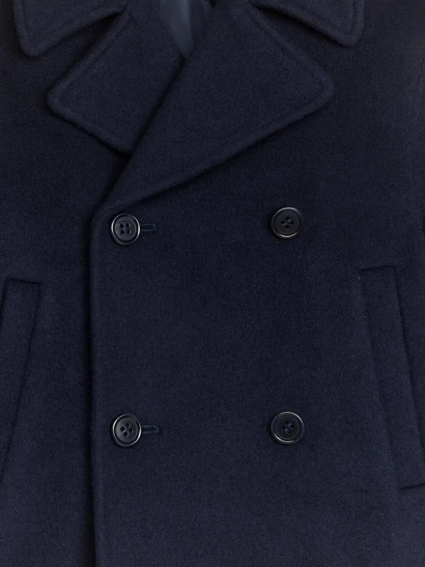 Wool Blend Pea Coat