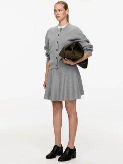 Wool-Blend Mini Skirt