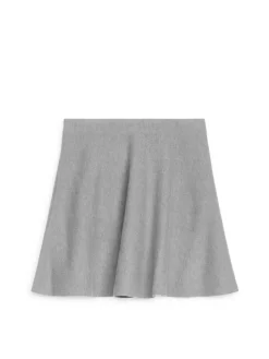 Wool-Blend Mini Skirt
