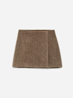 Wool-Blend Mini Skirt
