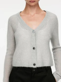 Wool-Mohair Blend Cardigan